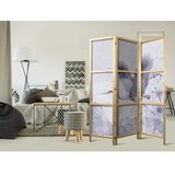  Japanski paravan - Majestic flight - a crane in flight in monochrome cool colours 135x172 | shoptok.hr