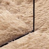 vidaXL Čupavi tepih s visokim vlaknima NAVARRA bež 60x100 cm poliester | shoptok.hr