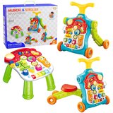 WALKER Pusher Scooter Educational Table Interactive Panel 5 u 1 Šareni | shoptok.hr