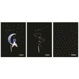 Simpo Zvezek A4 Street Black&amp;Gold, črte z robom, 54 listov, sortirano, 1 kos Cene