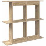  Polica na zidu Zidna montaža Smeđa 80 x 20 x 75 cm | shoptok.hr