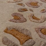 Flair Rugs Ročno tkana preproga iz mešanice volne v naravni barvi 140x200 cm Leopard Frame – | Shoptok.si
