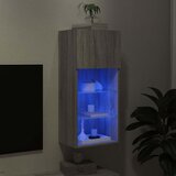 TV ormarić s LED svjetlima boja hrasta 40,5x30x90 cm | shoptok.hr