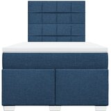  Krevet s oprugama i madracem plavi 120 x 190 cm od tkanine | shoptok.hr
