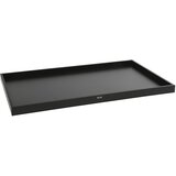eurokraft pro Nivojska polica, z obrobo, notranje mere DxŠ 928 x 618 mm, z opornimi kljukami | Shoptok.si