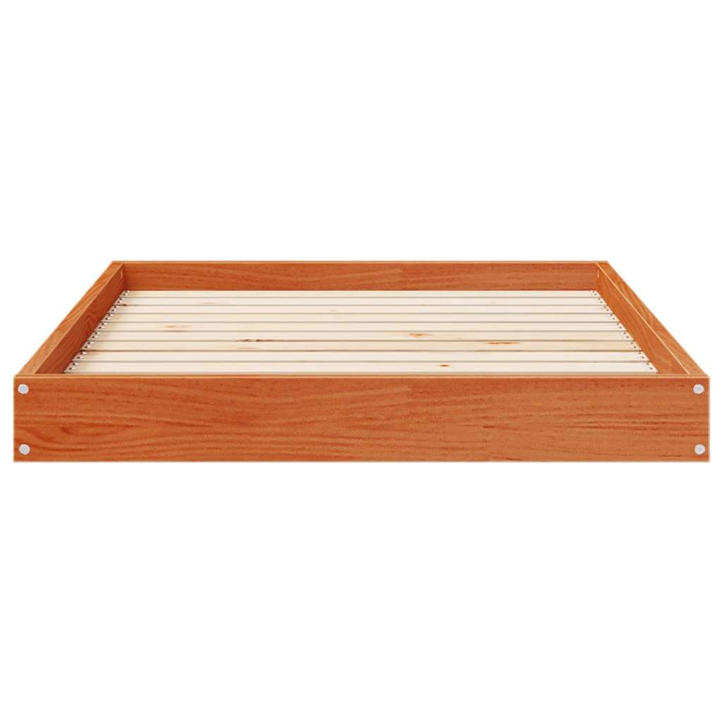  Krevet za psa Vosak smeđa 101 5 x 74 x 9 cm Čvrsto borovo drvo - Voštano smeđa | shoptok.hr