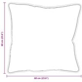 vidaXL Prevleka s blazinami z blazino 3 pcs Bela Mikrofibra | Shoptok.si