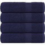 vidaXL Brisače za tuširanje 4 kos modra 70x140 cm 360 g/m² 100% bombaž Cene