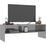 TV omarica visok sijaj siva 120x40x40 cm iverna plošča, (20732257) | Shoptok.si