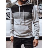 DStreet Bluza męska z kapturem jasnoszara Cene