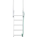  Ljestve za pristanište s 5 stepenica Srebrno 58 x 77 x 191 cm | Eponuda.com