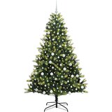  Umjetno savitljivo božićno drvce s 300 LED dioda Zelena 180 cm | shoptok.hr