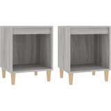 Maison Chic Dvo delni komplet Nočne omarice - Nočne mize Siva sonoma 40x35x50 cm, (21688658) Cene