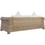  2-dijelni set sofa od prirodnog ratana s jastucima | shoptok.hr