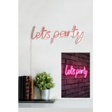  Zidna LED dekoracija Lets Party, 375 cm, IP67, 12V, Roze Cene