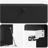 TV ormar za zid 78,5 x 41 x 30 cm Crna Konstruirano drvo Zidne | shoptok.hr