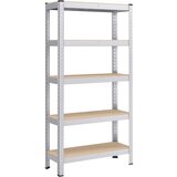 Songmics regal 30 x 75 x 150 cm, rjavo-srebrn, GLR030E01 | Shoptok.si