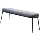 Unique Furniture Siva baršunasti klupa Gain – | shoptok.hr