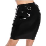 Latex - lateks midi krilo (črna) | Shoptok.si