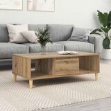  Kava Stol Umjetnički hrast 102 x 55 x 35 cm Konstruirano drvo | shoptok.hr