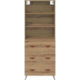  Highboard Umjetnički hrast 69,5 x 34 x 180 cm Konstruirano drvo | shoptok.hr