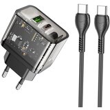 hoco. zidni punjac USB A + Type C + kabl Type C na Type C PD QC3.0 3A 20W N34 providan | Eponuda.com