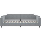  Dnevni krevet na razvlačenje svjetlosivi 90 x 190 cm od tkanine | shoptok.hr