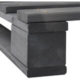  Okvir za krevet od paleta od masivne borovine sivi 90 x 200 cm | shoptok.hr