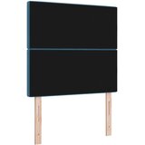 vidaXL vzglavje s kristalnimi gumbi tufirano temno modro 90 cm žamet, vzglavje s kristalnimi gumbi tufirano temno modro 180 cm žamet, (22080271) | Shoptok.si