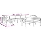  Vrtna sedežna garnitura 9-delna z blazinami aluminij antracit - - antracit siva - 53.55 - N/A - | Shoptok.si