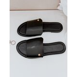 DStreet Klapki damskie CHICBASE czarne | Shoptok.si