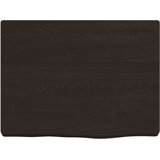  Kupaonska radna ploča tamnosmeđa 40x30x(2-4) cm tretirano drvo | Eponuda.com