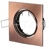 V-tac rozetna kvadratna bakarna 1xGU10 | ePonuda.com