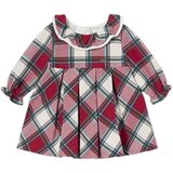 Mayoral otroška oblekica z dolgimi rokavi red pattern | Shoptok.si