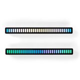 Nedis GALDP110BK - SET 2x LED RGB Punjiva stona lampa LED/250 mAh | Eponuda.com
