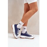 EVENTO PE1 Low Women's Sneakers On Platform Navy Aradwin | Eponuda.ba