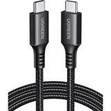 US567 USB-C v USB-C kabel 60W 3A 2m siv