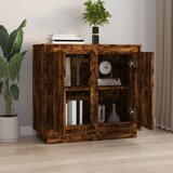 Komoda boja dimljenog hrasta 80 x 34 x 75 cm konstruirano drvo | Eponuda.ba