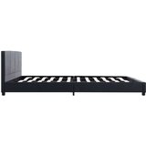  Posteljni okvir črno umetno usnje 180x200 cm | Shoptok.si