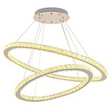  led luster na sajli, prigušiva, LED/160W/230V 3000-6500K, srebrna + daljinski upravljač | Eponuda.com