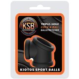 Kiotos KSB Silicone Cock & Ballstretcher Black Cene