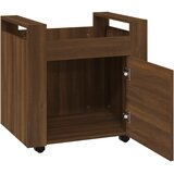 Kolica za radni stol boja smeđeg hrasta 60 x 45 x 60 cm drvena | Eponuda.ba