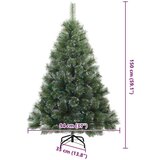 vidaXL Umjetno božićno drvce s stalakom Zelena 150 cm PE i PVC | shoptok.hr