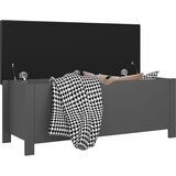  Kutija za pohranu s jastukom siva 105x40x45cm konstruirano drvo | Eponuda.ba