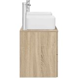  Set ormarića za kupaonicu 3 kom. Hrast sonoma 49,5 x 41 x 63 cm | shoptok.hr