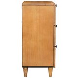 vidaXL Strani šal Svetlo rjava 60 x 33 x 75 cm trden mangov les | Shoptok.si