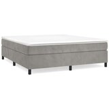  Box spring posteljni okvir svetlo siv 180x200 cm žamet, (20739741) | Shoptok.si