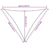  Jedro za zaštitu od sunca 160 g/m² tamnozeleno 3x3x4,2 m HDPE | shoptok.hr