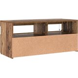 TV ormarić LED boja staro drvo 90x35x40 cm konstruirano drvo | shoptok.hr