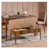 Woody Fashion vina bench walnut, stone walnutstone bench | ePonuda.com